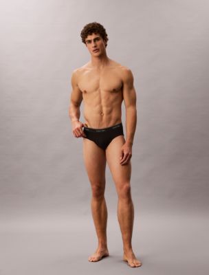 Трусы-брифы Hip для мужчин, хлопок, 5 шт. — Calvin Klein — фото 3