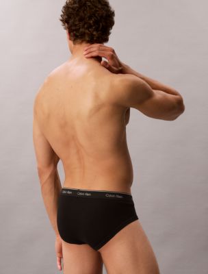 Трусы-брифы Hip для мужчин, хлопок, 5 шт. — Calvin Klein — фото 6