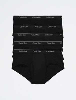 Cotton Classics 5-Pack Hip Brief, Black