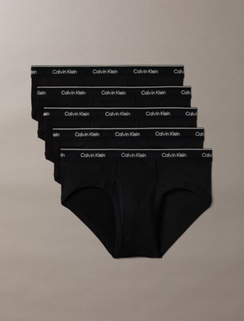 Трусы-брифы Hip для мужчин, хлопок, 5 шт. — Calvin Klein