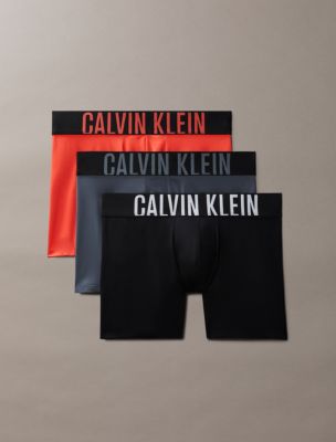 Intense Power Micro 3-Pack Boxer Brief, Black / Turbulence / Vermillion Brown