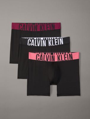 Intense Power Micro 3-Pack Boxer Brief, Purple Potion / Black / Calypso Coral