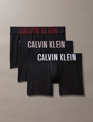 Intense Power Micro 3-Pack Boxer Brief, Black / Syrah / Sand Trap Brown