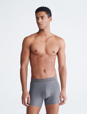 CK Black Micro Boxer Brief, Grey Sky