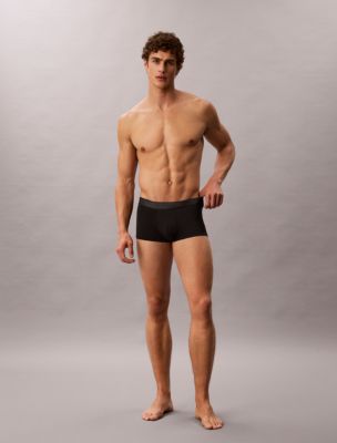 Бельё Calvin Klein CK Black 3-Pack Low Rise Trunk — фото 3
