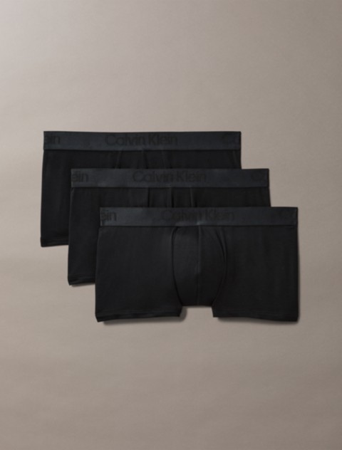 Бельё Calvin Klein CK Black 3-Pack Low Rise Trunk