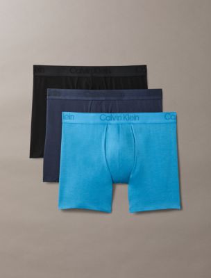 CK Black 3-Pack Boxer Brief, Speakeasy/Cendre Blue/Black