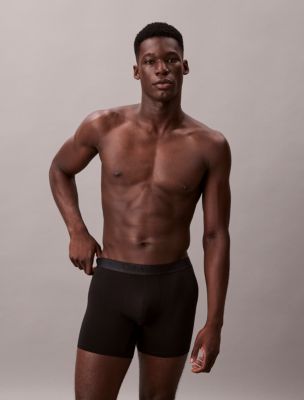 Трусы-боксеры CK Black для мужчин, 3 шт. — Calvin Klein — фото 3