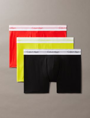 Icon Modal Mesh 3-Pack Boxer Brief, Ash/ Black/ Kewl Lime