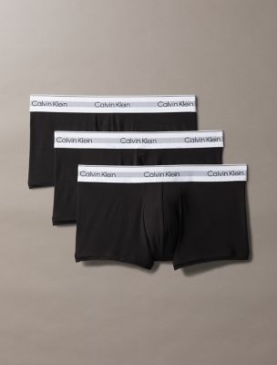 Icon Modal Mesh 3-Pack Low Rise Trunk, Black/Black/Black