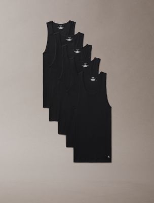 Cotton Classics 5-Pack Tank Top, Black