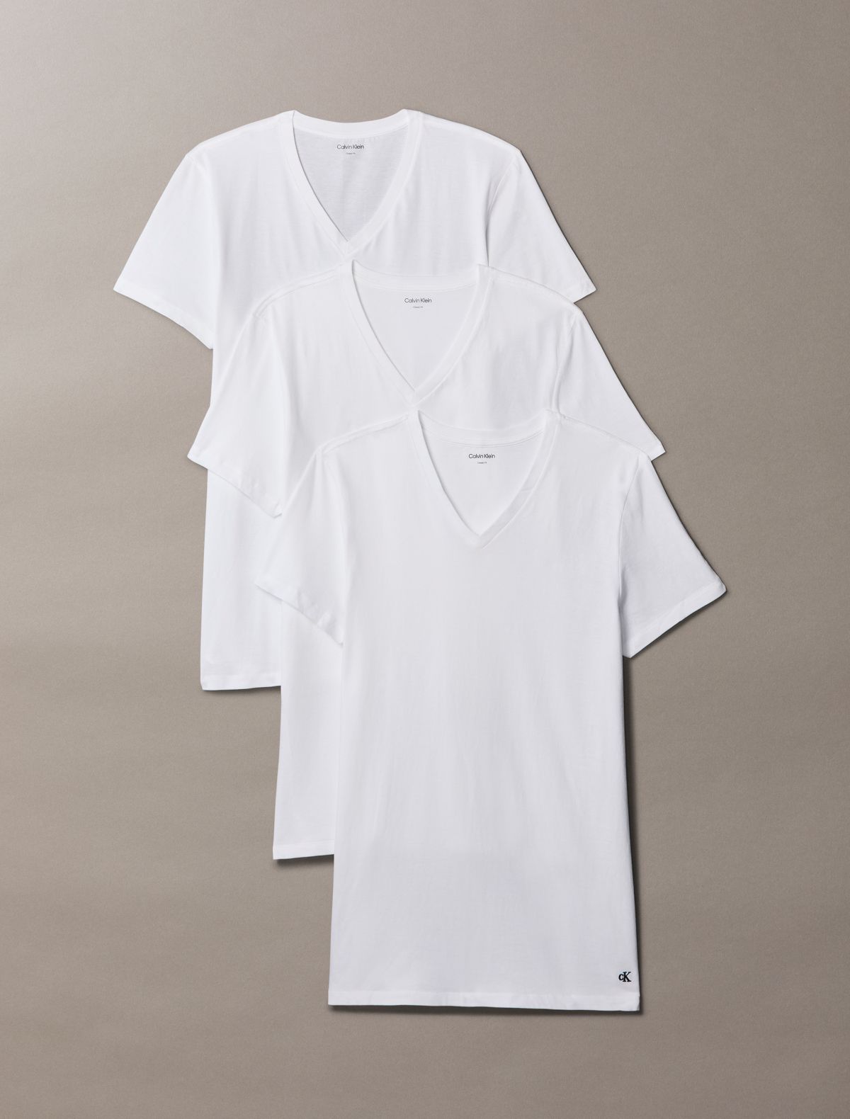 Cotton Classics 3-Pack Classic Fit V-Neck T-Shirt