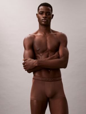 Tonal Logo Low Rise Trunk, Coffee Brown