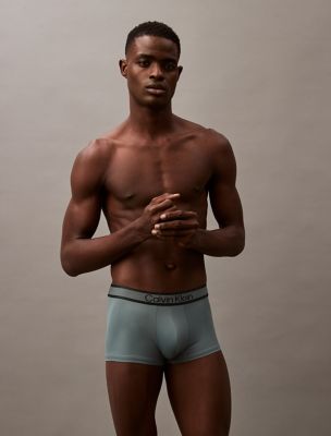 Tonal Logo Low Rise Trunk, Blue Performance