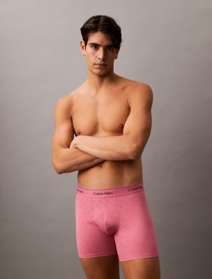 Icon Cotton Stretch V-Day Boxer Brief, Hearts Monogram_Berry Pink