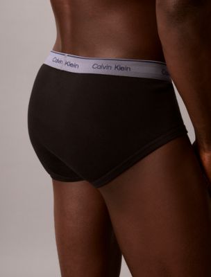 Трусы-брифы Classics для мужчин, хлопок, 5 шт. — Calvin Klein, цвет: Чёрный / Разноцветный — фото 6