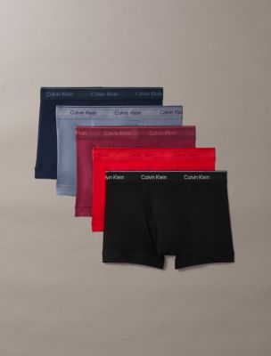 Cotton Classics 5-Pack Trunk, Dark Sapphire Multi