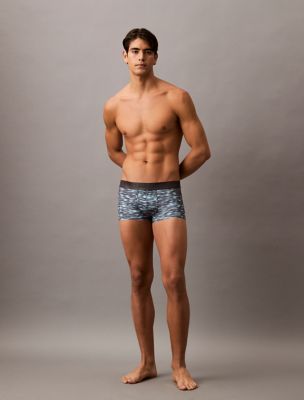 Brushed Microfiber Stretch Low Rise Trunk, Downpour