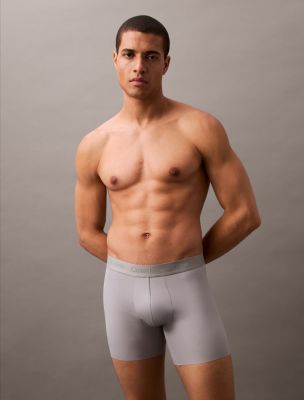 Microfiber Stretch Grip Boxer Brief, Sleet