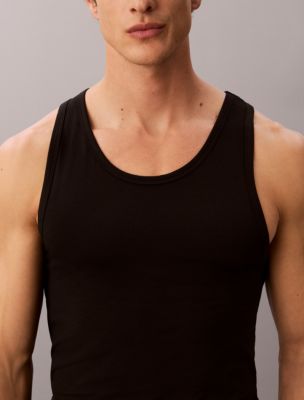 Бельё Calvin Klein Cotton Stretch Blend 3-Pack Tank Top — фото 4