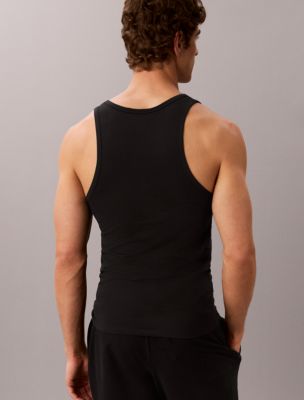 Бельё Calvin Klein Cotton Stretch Blend 3-Pack Tank Top — фото 5