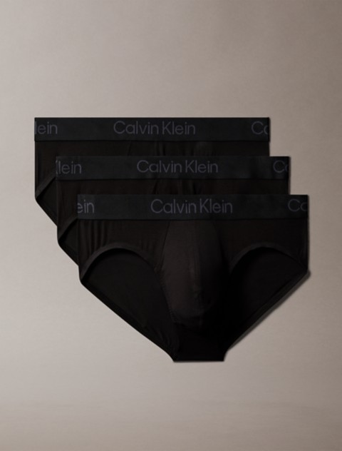 Трусы-брифы Hip для мужчин, модал, 3 шт. — Calvin Klein