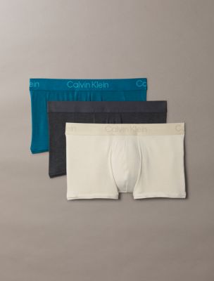 Ultra Soft Modal 3-Pack Trunk, Charcoal Heather / Aloe Essence / Teal Marine