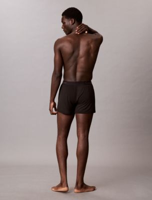 Трусы-боксеры Slim для мужчин, модал, 3 шт. — Calvin Klein, цвет: Чёрный — фото 6