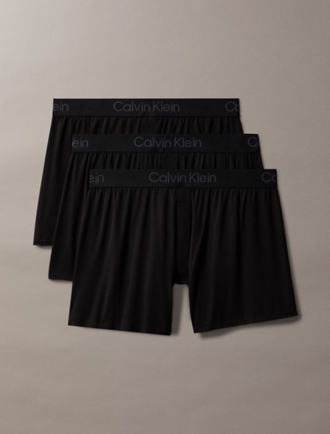 Бельё Calvin Klein Ultra Soft Modal 3-Pack Slim Boxer