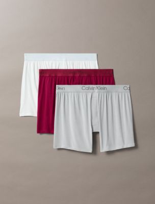 Ultra Soft Modal 3-Pack Slim Boxer, Greatest Grey/Beet Red/Icy Grey