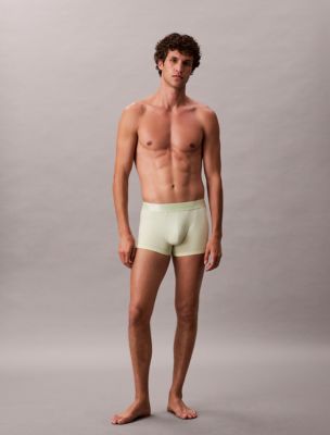Microfiber Tech Low Rise Trunk, Lime Cream