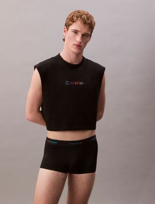 Microfiber Stretch Pride Low Rise Trunk, Black