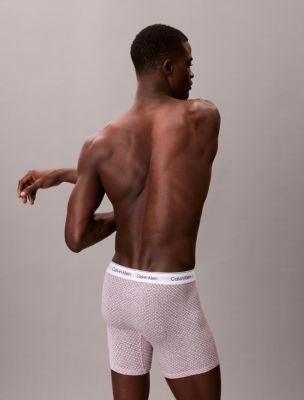 Трусы-боксеры Icon Edition для мужчин, хлопок, стрейч — Calvin Klein, цвет: Сиреневый — фото 6