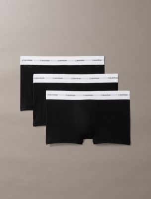 Cotton Modal Stretch 3-Pack Trunk, Black