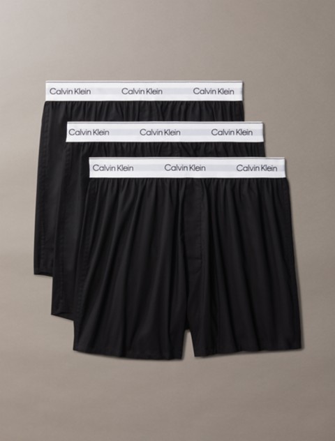Бельё Calvin Klein Icon Cotton Stretch 3-Pack Slim Boxer