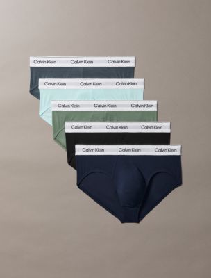 Icon Cotton Stretch 5-Pack Hip Brief, Niagara Mist Multi