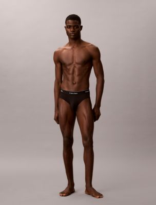 Трусы-брифы Icon Hip для мужчин, хлопок, стрейч, 5 шт. — Calvin Klein — фото 4