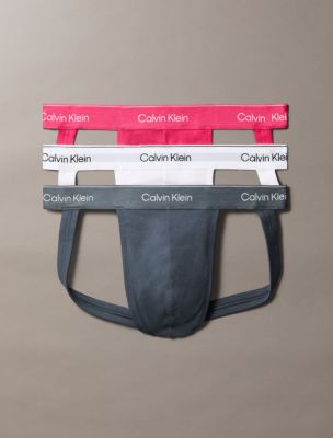Icon Cotton Stretch 3-Pack Jock Strap, Turbulence Multi