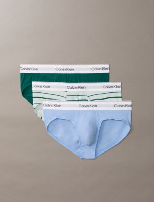 Icon Cotton Stretch 3-Pack Hip Brief, Frozen Fjord Multi