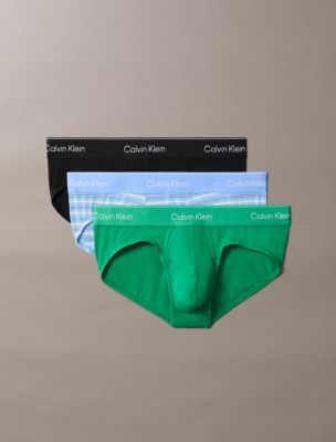 Icon Cotton Stretch 3-Pack Hip Brief, Mardi Gras Multi