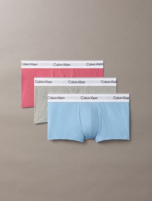 Icon Cotton Stretch 3-Pack Low Rise Trunk, Brilliant Pink Multi