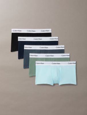 Icon Cotton Stretch 5-Pack Low Rise Trunk, Niagara Mist Multi