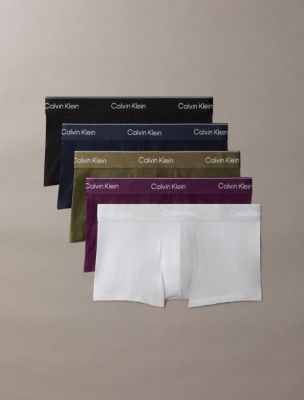 Icon Cotton Stretch 5-Pack Low Rise Trunk, Dark Purple Multi