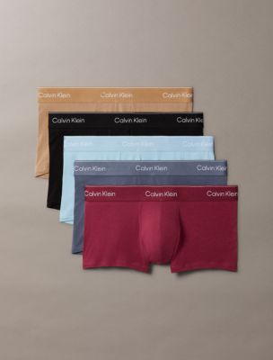 Icon Cotton Stretch 5-Pack Low Rise Trunk, Tigers Eye Multi
