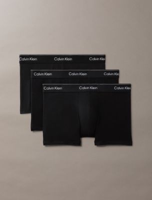 Icon Cotton Stretch 3-Pack Trunk, Black W/ Dtm Wb