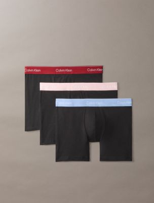 Icon Cotton Stretch 3-Pack Boxer Brief, Fall Berry Multi