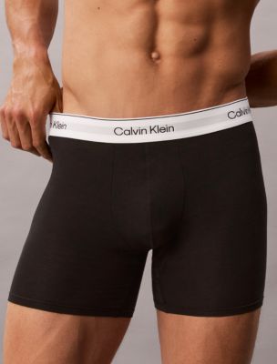 Трусы-боксеры Icon для мужчин, хлопок, стрейч, 3 шт. — Calvin Klein — фото 4
