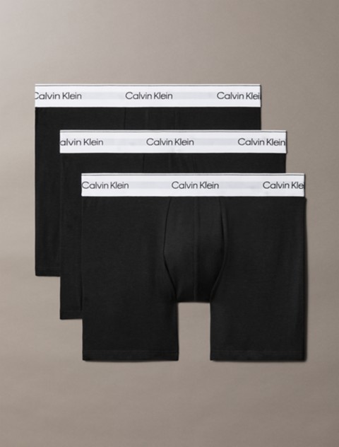 Трусы-боксеры Icon для мужчин, хлопок, стрейч, 3 шт. — Calvin Klein