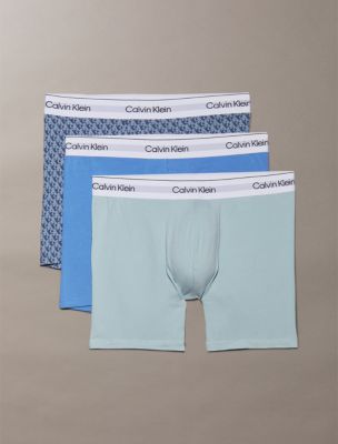 Icon Cotton Stretch 3-Pack Boxer Brief, Vintage Indigo Multi