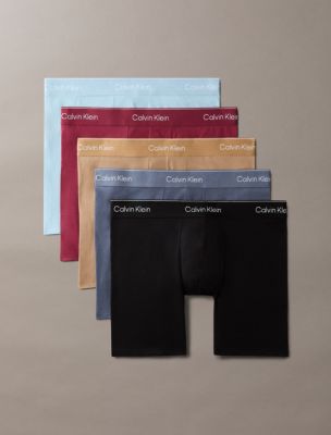 Icon Cotton Stretch 5-Pack Boxer Brief, Tigers Eye Multi